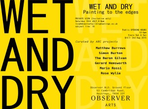 WET AND DRY invite copy