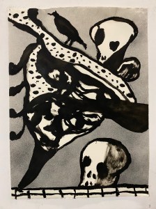 Pigment stick Drawing on Fabriano paper 77x56.5m